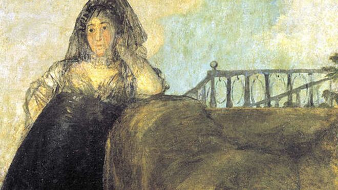 'Una manola. Doña Leocadia Zorrilla', Francisco de Goya