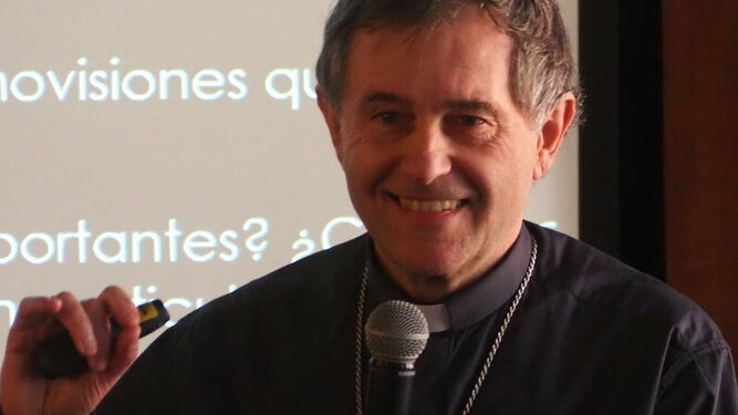 Joseba Segura, durante la conferencia