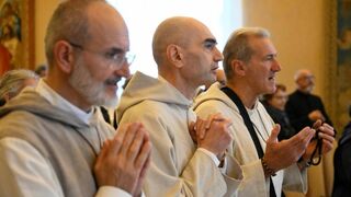 Ermitaños, con el Papa