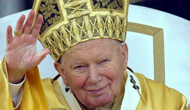 El papa Juan Pablo II.