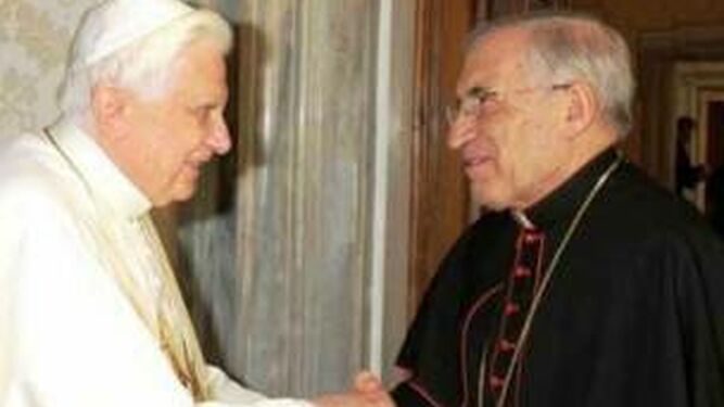 Rouco, junto a Benedicto XVI