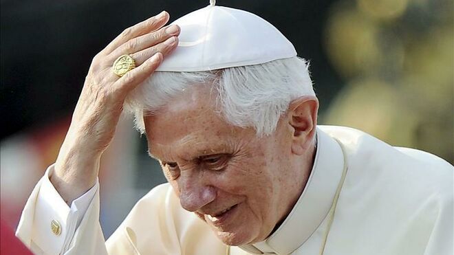 Benedicto XVI, durante la audiencia