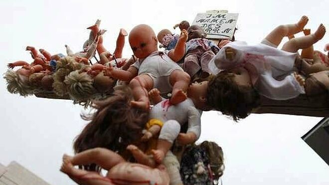 Manifestación contra los abusos sexuales a menores cometidos por la Iglesia