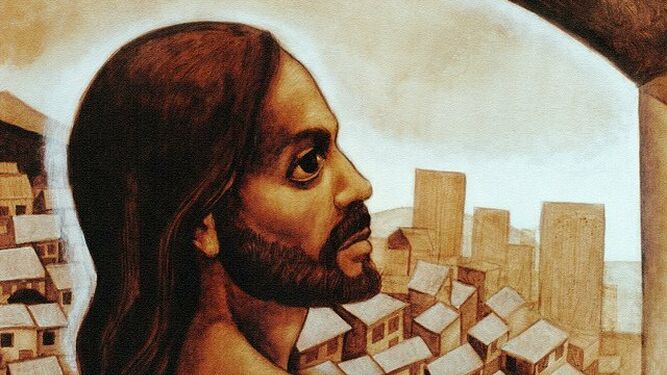 Jesús en Nazaret. Cerezo