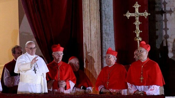 El Papa Francisco, en el balcón del Vaticano
