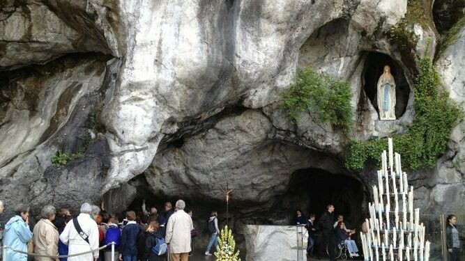 La gruta de Lourdes