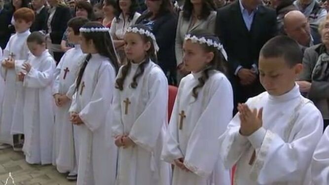 Niños de primera comunión