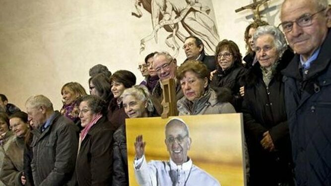 Los Bergoglio visitan al Papa