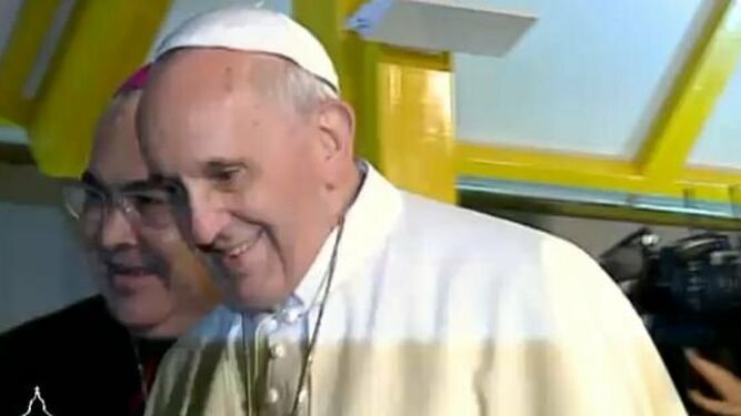 El Papa, en el Hospital de San Francisco de Asís