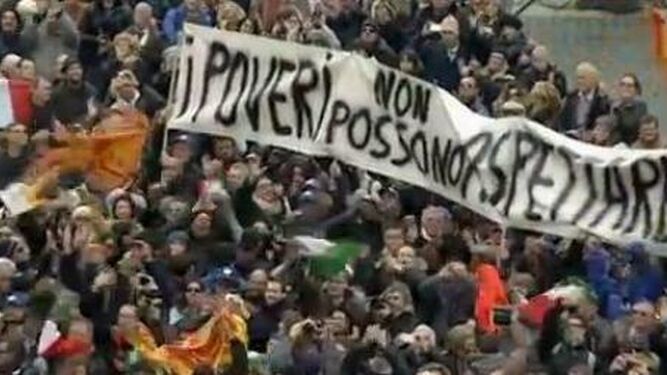 "Los pobres no pueden esperar"