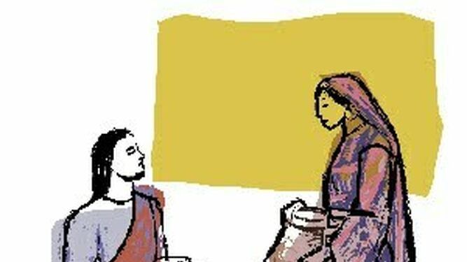 Jesús y la samaritana
