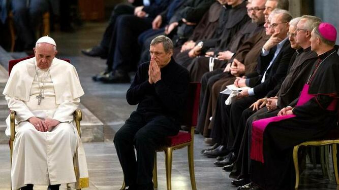 Papa, con víctimas de la Mafia