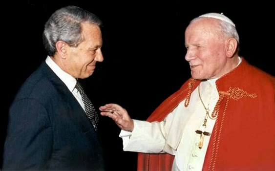 Papa Wojtyla y Navarro-Valls