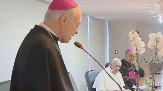 Aguiar ante el Papa