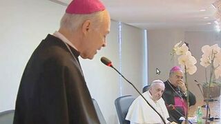 Aguiar ante el Papa