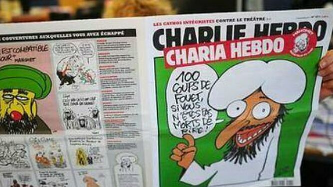 Charlie Hebdo publicó las viñetas de Mahoma