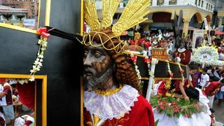 El Nazareno Negro, por las calles de Manila