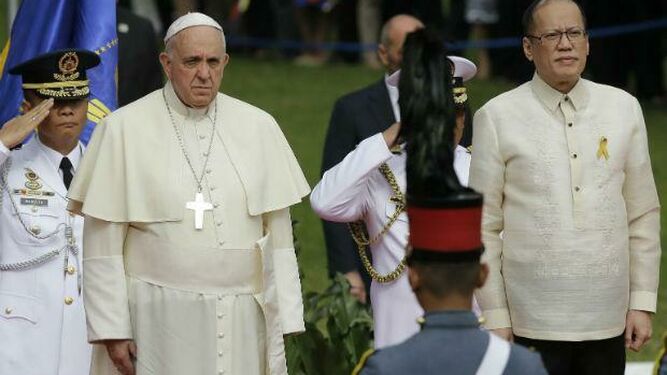 El Papa y el presidente Aquino