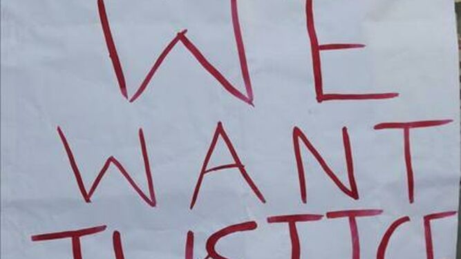 Manifestación de cristianos en la India