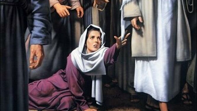 Mujer herida