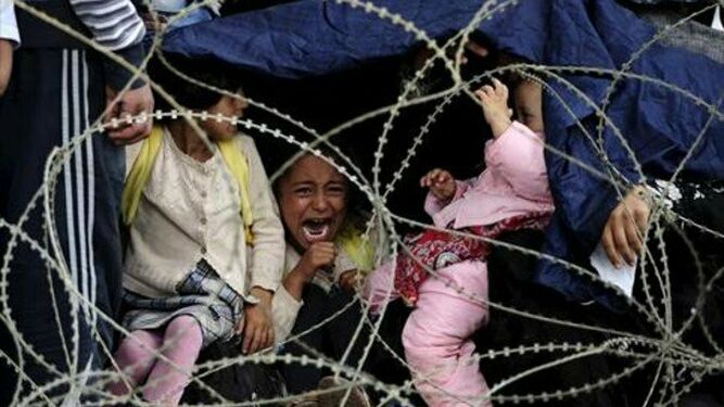 Niños refugiados en Europa