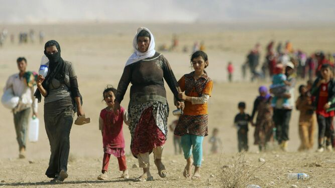 Refugiados sirios perseguidos