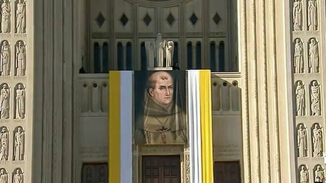Fray Junípero Serra, imagen de su canonización