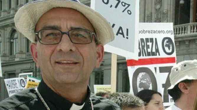 Juan José Omella, en las manifestaciones contra la pobreza
