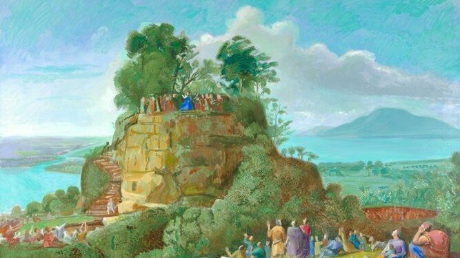 El sermón de la montaña según D. Hockney