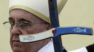 En su peregrinación a Lampedusa, después de la catástrofe en el Mediterráneo