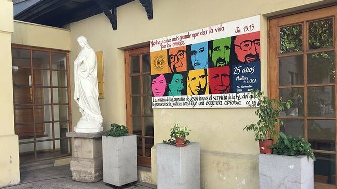 Recuerdo de los mártires de la UCA