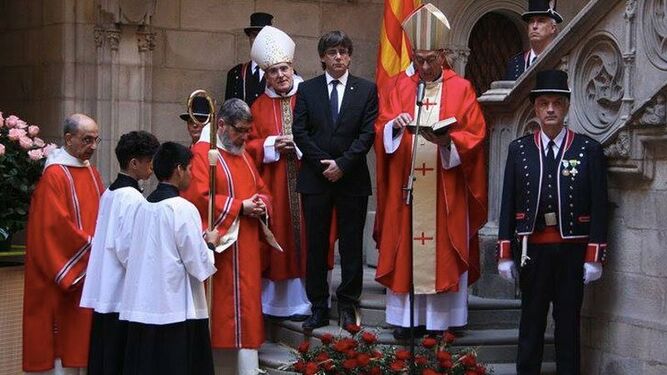 Omella, con Puigdemont