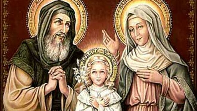 San Joaquín y Santa Ana, los abuelos del niño Jesús