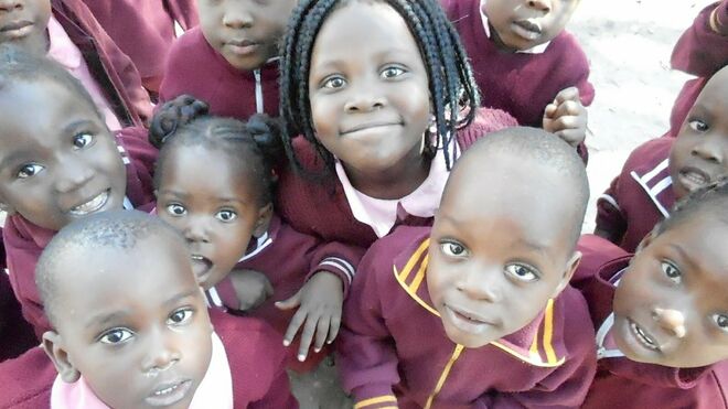 Niños africanos