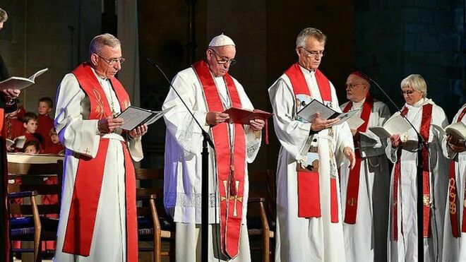 Oración ecuménica en la catedral de Lund