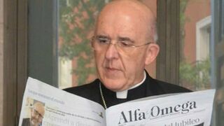 Carlos Osoro, leyendo el Alfa y Omega