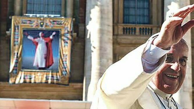 Francisco, en la beatificación de Pablo VI