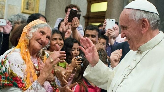 El Papa, con descartados