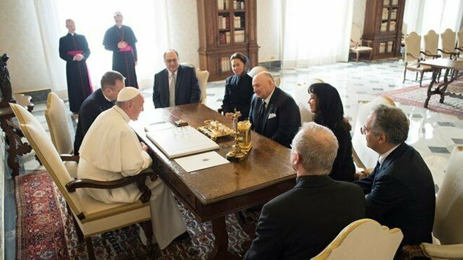 El Papa, con el Congreso Judío