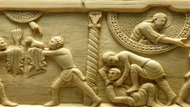 Historia de Caín y Abel, en el Museo del Louvre