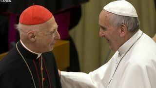 Francisco y el cardenal Angelo Bagnasco