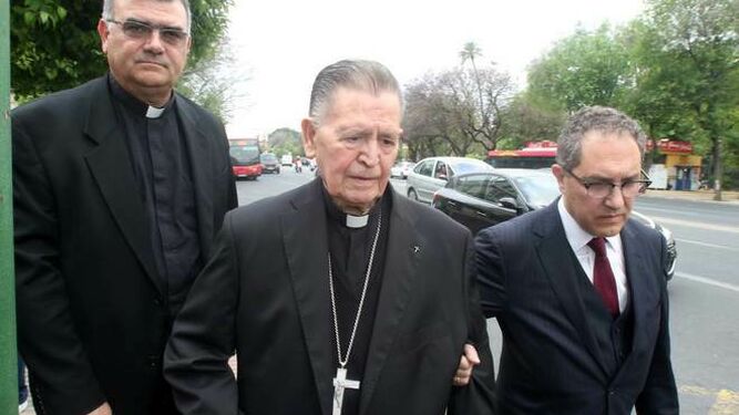 El obispo emérito de Cádiz, Antonio Ceballos