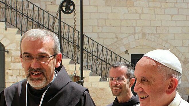 Pizzaballa, con el Papa Francisco