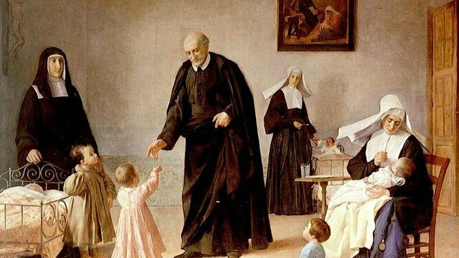 El Papa reivindica el ejemplo de San Vicente de Paúl