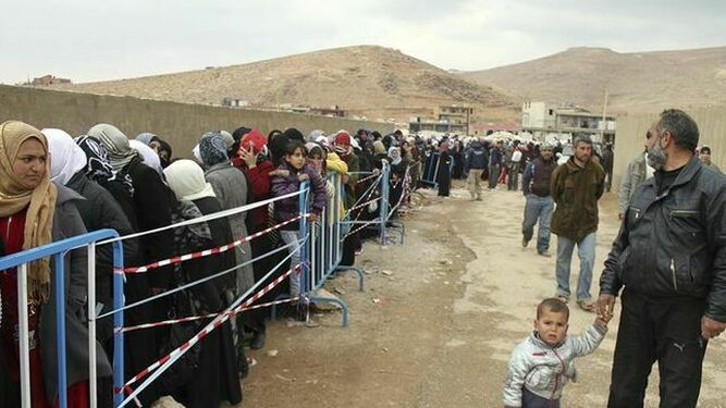 Refugiados sirios en Líbano