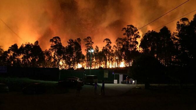 Incendios en Galicia