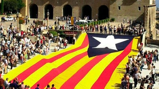 Estelada en Montserrat