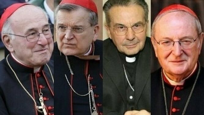 Los cuatro cardenales de las 'dubia'