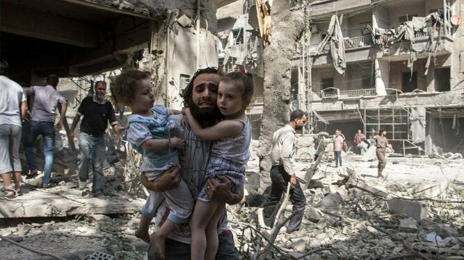 La tragedia de la guerra en Siria