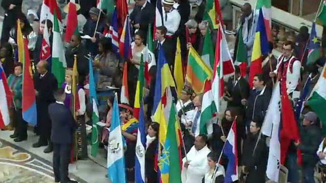 Banderas en San Pedro